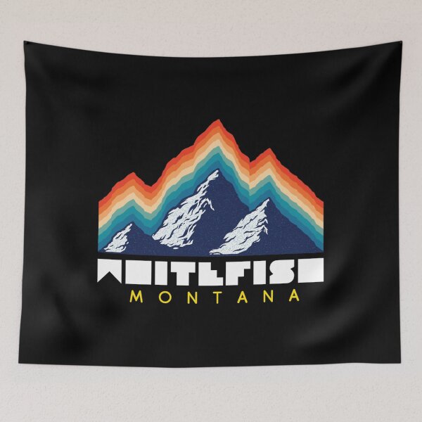 Item preview, Whitefish, Montana - Retro Ski Essential 		 designed and sold by dedgnibhje44.