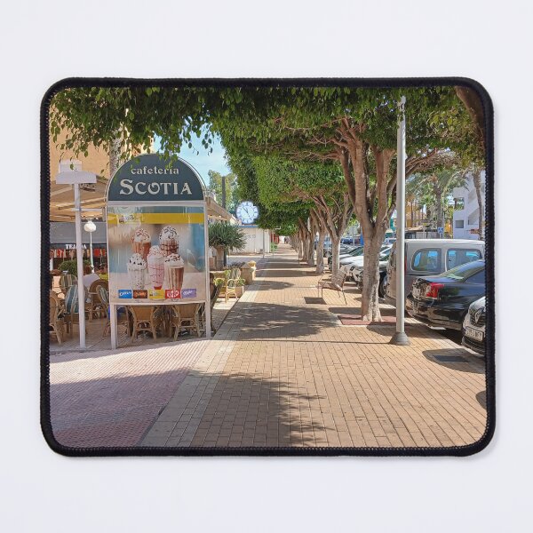 Item preview, Tree lined street in Roquetas De Mar in Almeria, Spain. designed and sold by ronsaunders47.