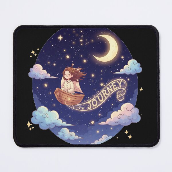 Item preview, Starlight Journey: Dreamy Night Sky Adventure Illustration designed and sold by designwiss.