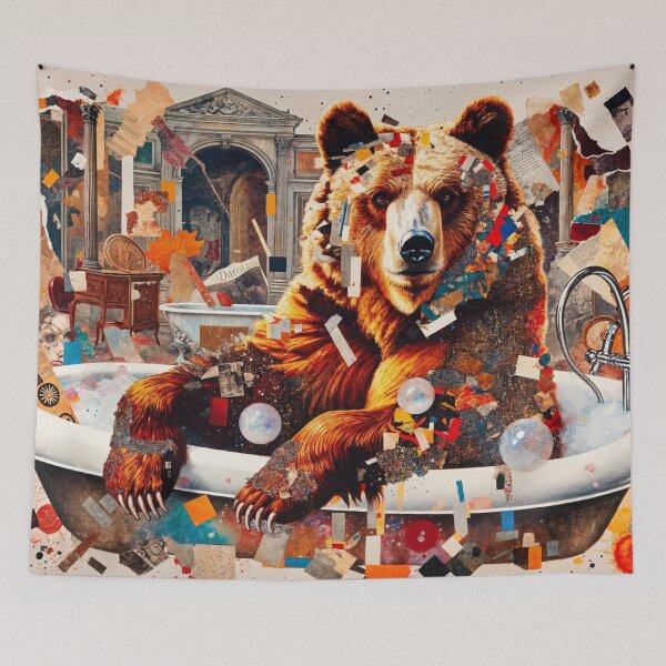 Item preview, Bear Taking a Bath designed and sold by M-Y-A-R-T-.