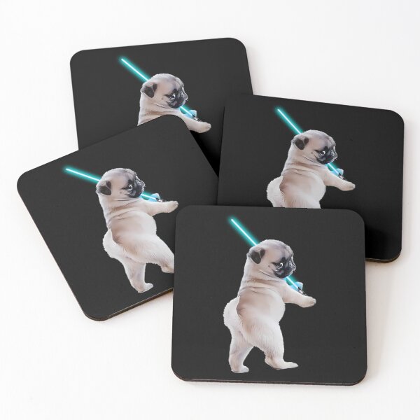 Item preview, Pug with Lightsaber  	 designed and sold by mhvjhxxsod65.