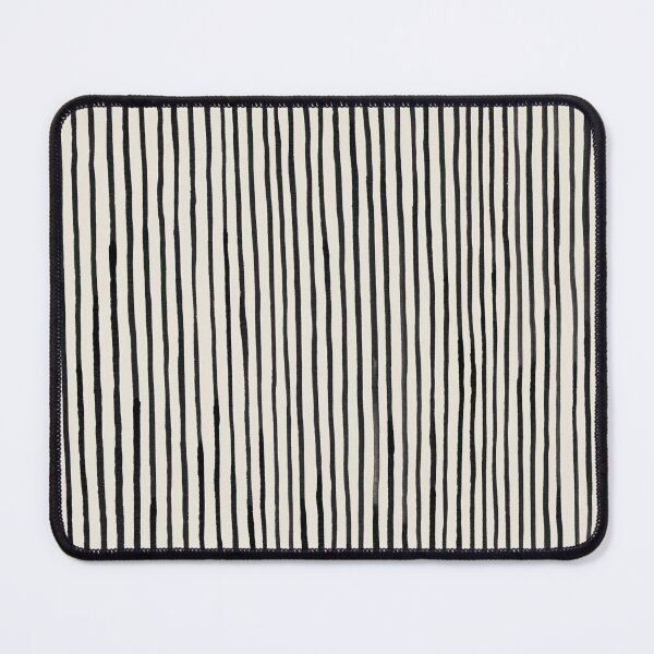 Item preview, Very Fine Vertical Lines in Black and Light Cream Watercolor designed and sold by studioanalog.