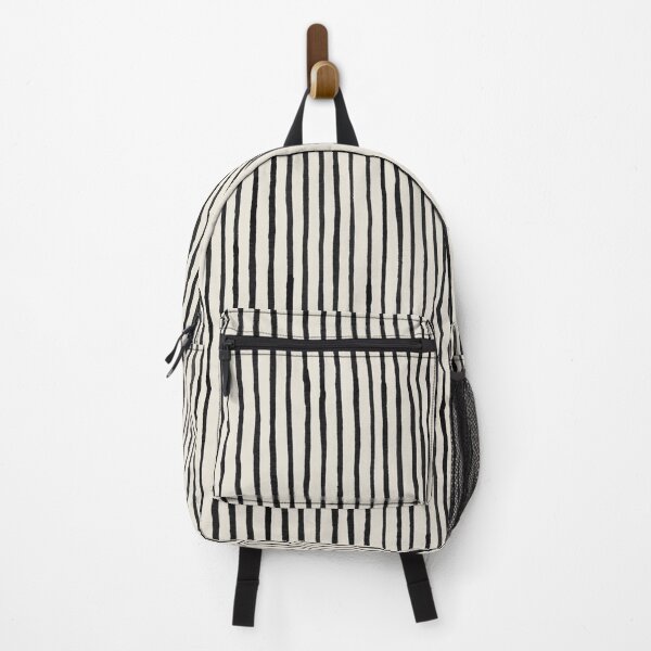 Item preview, Very Fine Vertical Lines in Black and Light Cream Watercolor designed and sold by studioanalog.