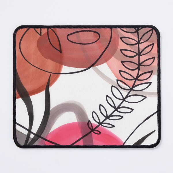 Item preview, Boho Art Watercolor Shapes Leaves Branches designed and sold by Irina Sztukowski.