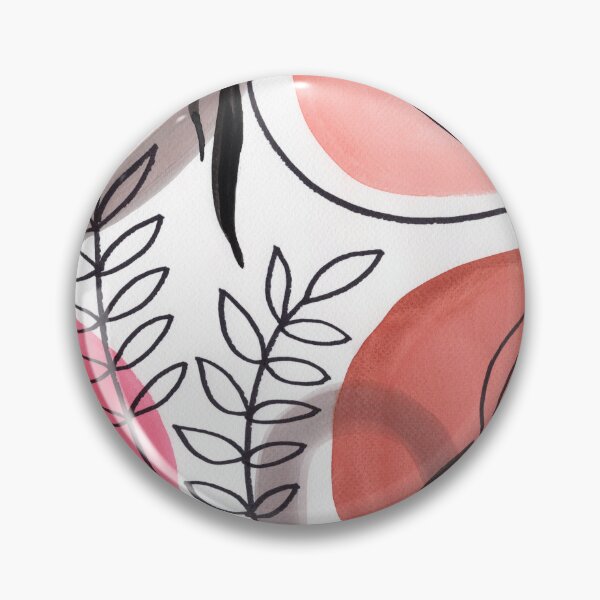 Item preview, Art Boho Watercolor Shapes Leaves Branches  designed and sold by Irina Sztukowski.