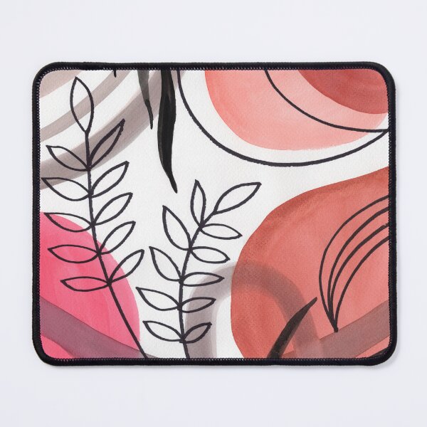 Item preview, Art Boho Watercolor Shapes Leaves Branches designed and sold by Irina Sztukowski.