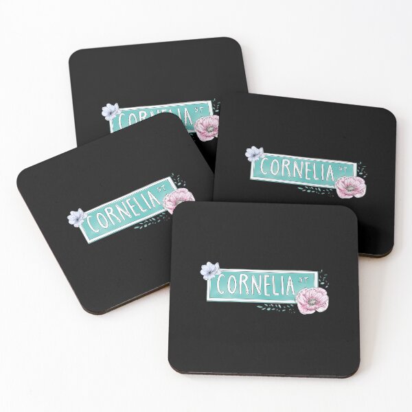 Item preview, Watercolor Floral Cornelia Street Sign  NYC Palette  	 designed and sold by cjbpooxzmm0.
