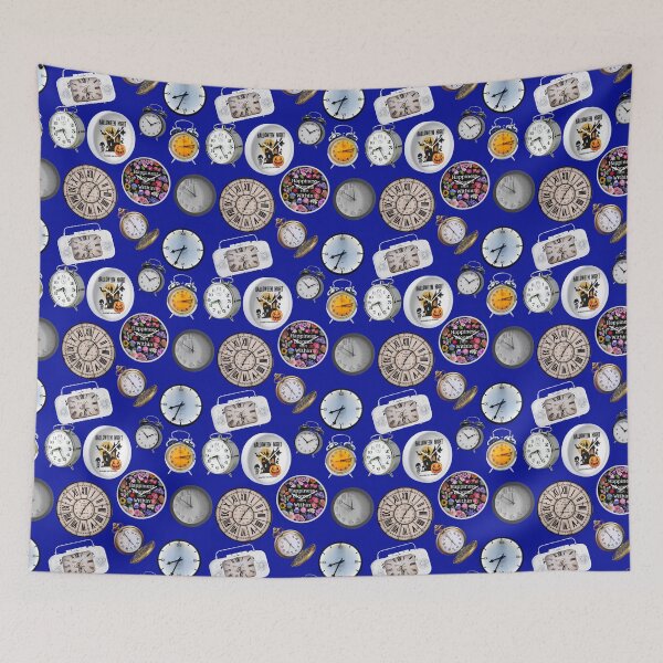 Item preview, Seamless pattern Clock Design Art designed and sold by phiawdesign9.
