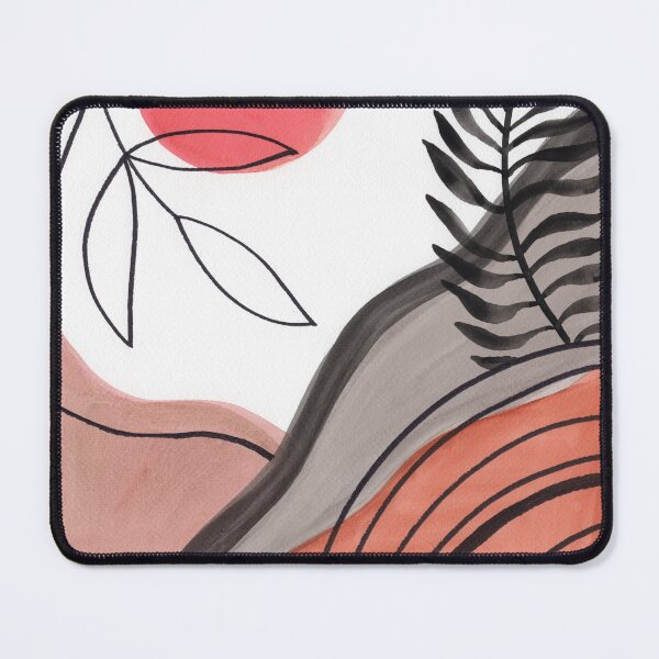 Item preview, Boho Art Watercolor Shapes Leaves Branches Sun designed and sold by Irina Sztukowski.