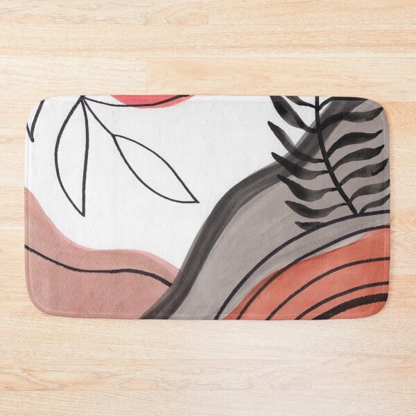 Item preview, Boho Art Watercolor Shapes Leaves Branches Sun designed and sold by Irina Sztukowski.