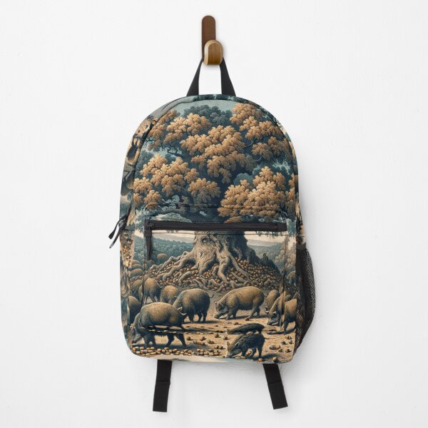 Item preview, Boars Rooting for Acorns designed and sold by M-Y-A-R-T-.
