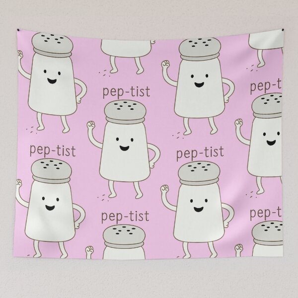 Item preview, Pep-tist – Funny Salt Shaker Cartoon Pun designed and sold by graphicnew.