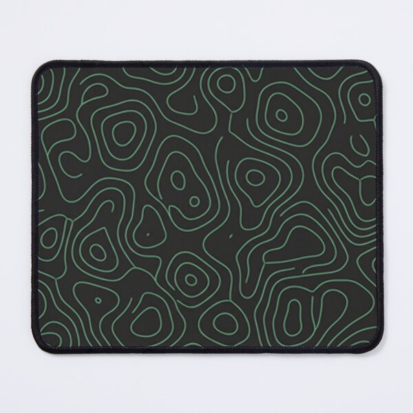 Item preview, Neon Topographic Lines on Dark Terrain designed and sold by weirdfishes123.