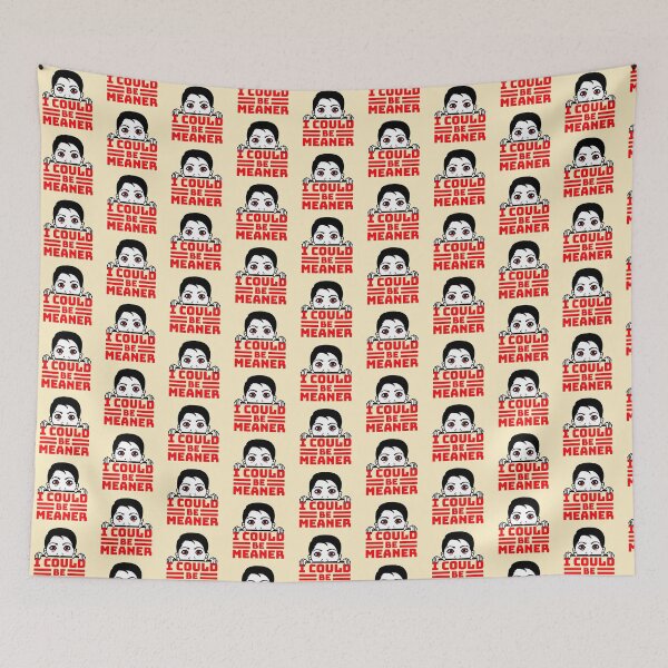 Item preview, Crazy Girl Boy I Could Be Meaner Funny Quote designed and sold by shirt-o-mat.