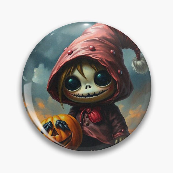 Item preview,  Halloween Cute Pumpkin child character art illustration kawaii trick or treat designed and sold by Vintage Designs +.