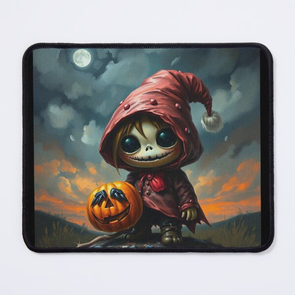Item preview, Halloween Cute Pumpkin child character art illustration kawaii trick or treat designed and sold by Vintage Designs +.