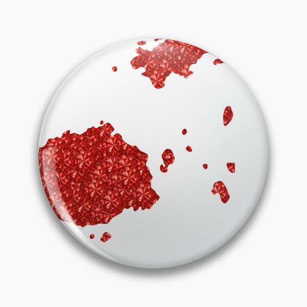 Item preview, Red Rhinestone Fiji designed and sold by TheIconSmith.