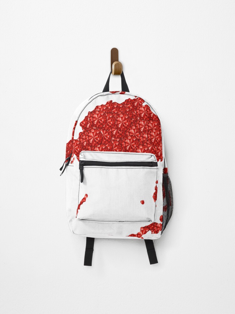 Thumbnail 1 of 3, Backpack, Red Rhinestone Fiji designed and sold by TheIconSmith.