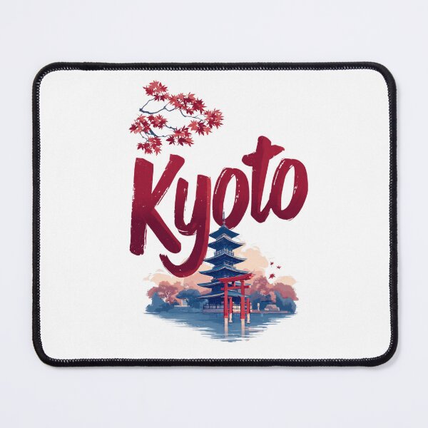 Item preview, Kyoto Design – Torii Gate & Pagoda Illustration designed and sold by Meiersbeste.