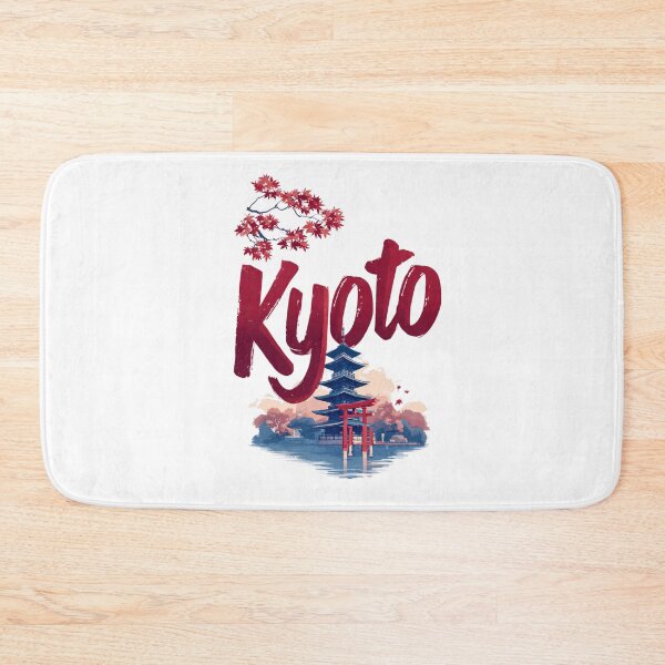 Item preview, Kyoto Design – Torii Gate & Pagoda Illustration designed and sold by Meiersbeste.