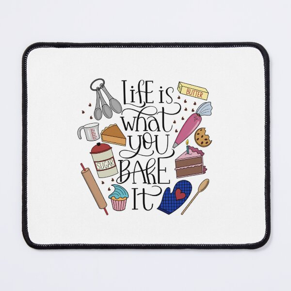Item preview, Life Is What You Bake It Baking And Dessert Lover Design Apron designed and sold by vquvvsuvxz98.