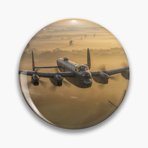Item preview, Lancaster Bomber Over The Mills designed and sold by Airpower Art.