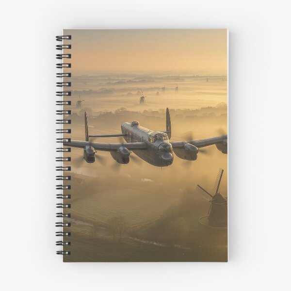 Item preview, Lancaster Bomber Over The Mills designed and sold by Airpower Art.