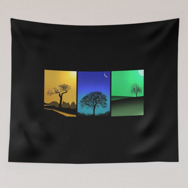 Item preview, Tree Triptych Mark Rogan Transparent	 designed and sold by nhijtsflloc18.