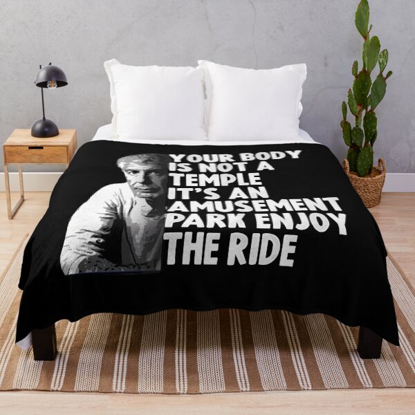 Item preview, Vintage Your Body Is Not A Temple Anthony Bourdain It's An Amuse	t Park Enjoy  	 designed and sold by dhjyuekh30.
