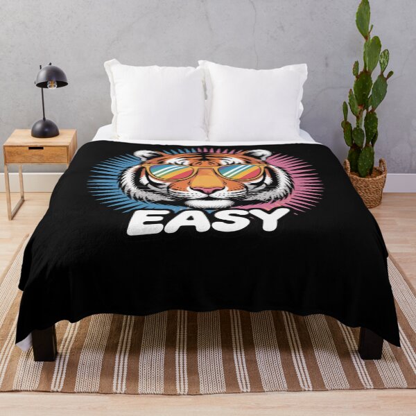 Item preview, Easy Tiger Funny Tiger Pun Saying Humor Animal designed and sold by snowry.