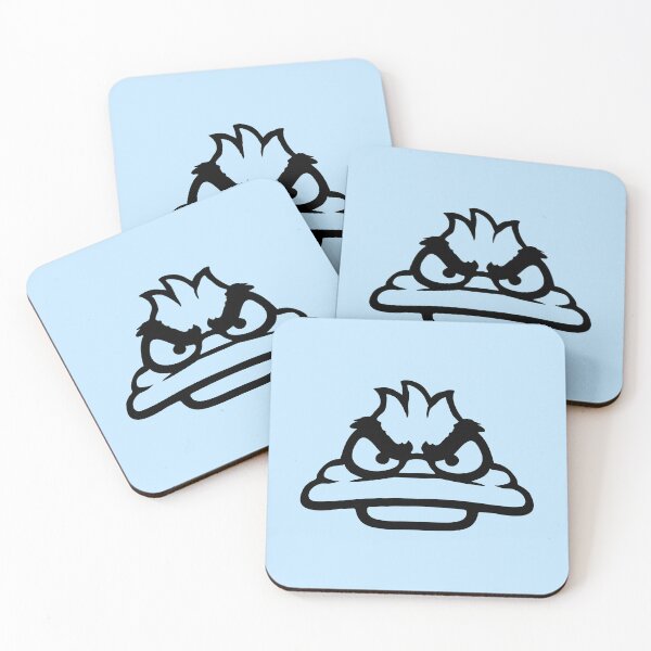 Item preview, Evil Duck Bird Goose Mean Evil Face Angry Look designed and sold by shirt-o-mat.