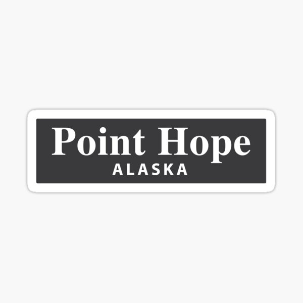 "Point Hope, Alaska" Sticker by EveryCityxD1 Redbubble