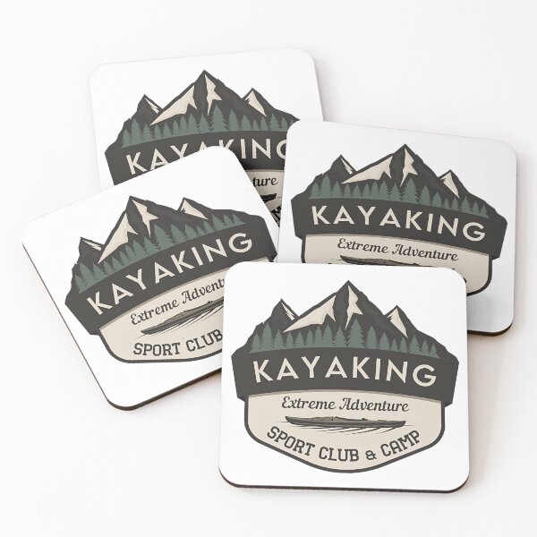 Item preview, Kayaking extreme adventure sport club and camp outdoor water sports designed and sold by HumansStuck12.