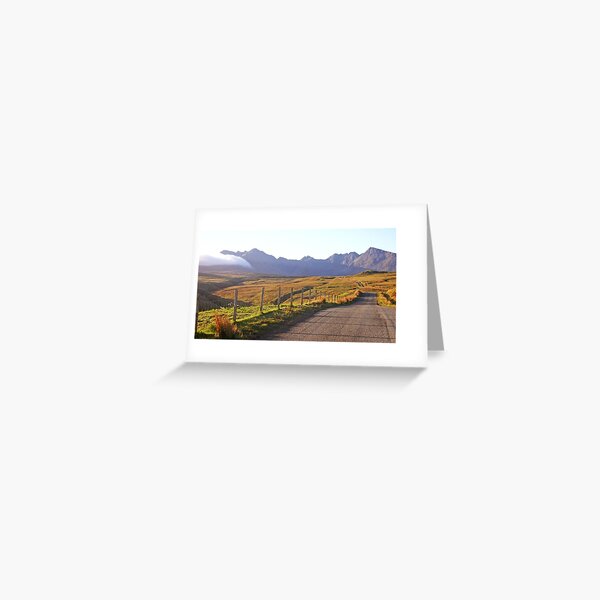 The Road to the Cuillin, Skye Greeting Card