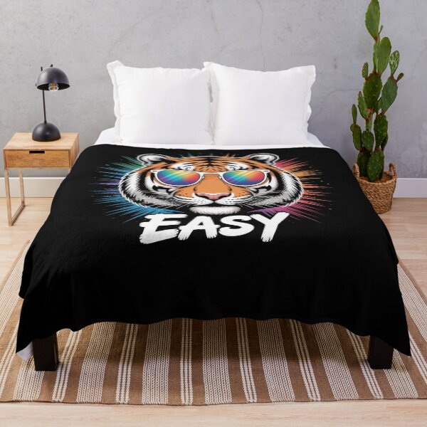Item preview, Easy Tiger Funny Tiger Pun Saying joke Animal humor designed and sold by snowry.