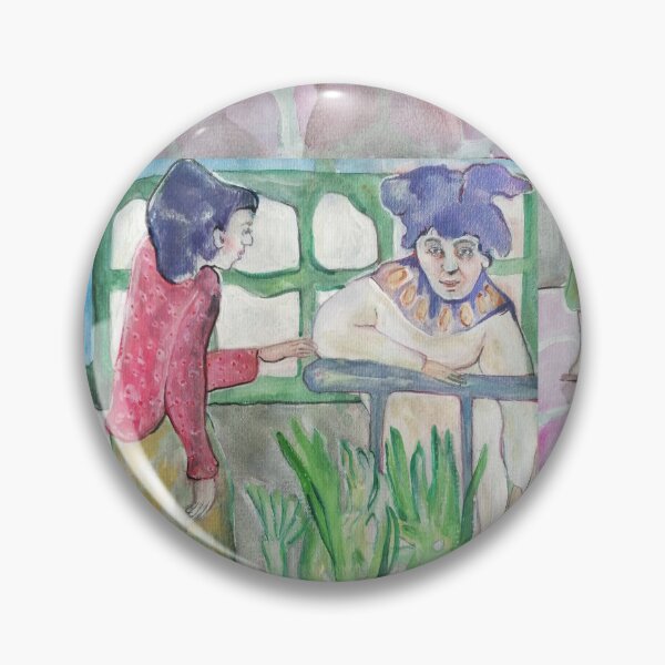 Item preview, Two Sisters, sisterhood, friendship, womanhood watercolour painting designed and sold by LadyMiloShop.