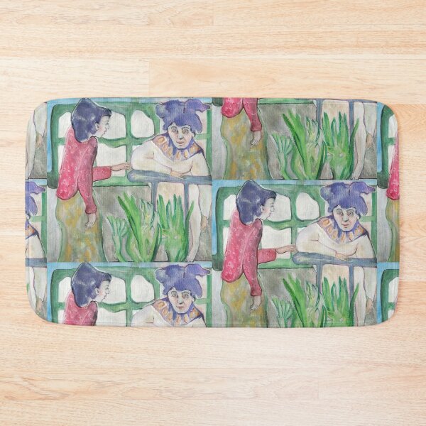 Item preview, Two Sisters, sisterhood, friendship, womanhood watercolour painting designed and sold by LadyMiloShop.