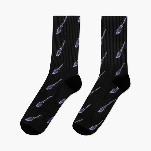 Item preview, Witch Broom Glitch Art – Cyberpunk Halloween Magic designed and sold by trend-forge.