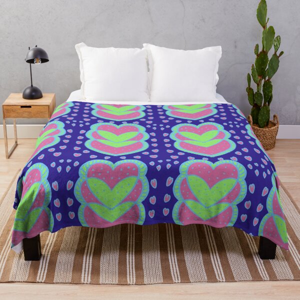Item preview, Retro Colorful Abstract Heart Pattern designed and sold by Swati's Digital Den.