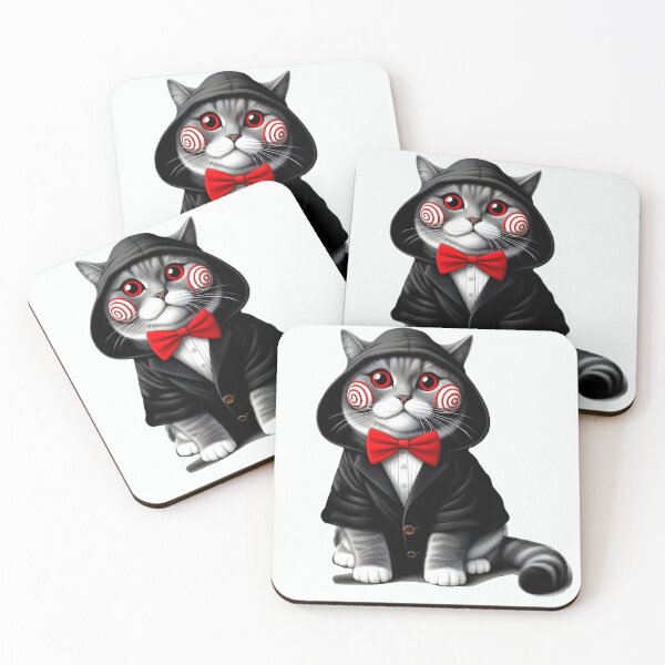 Item preview, Cat dressed as the SAW puppet designed and sold by Artquinox.