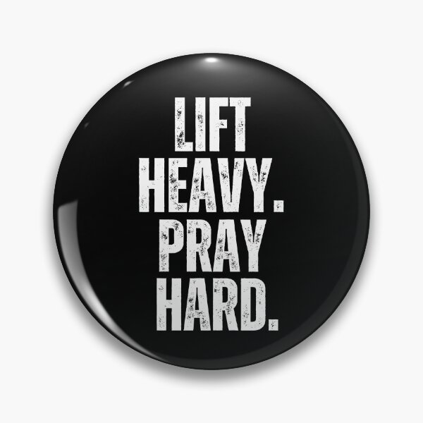 Item preview, Lift Heavy Pray Hard Christian Weight Lifter cool workout designed and sold by snowry.