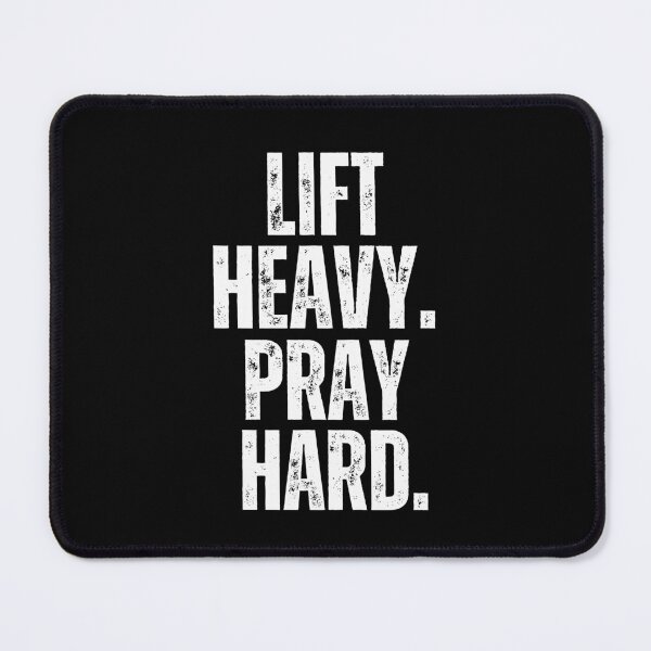 Item preview, Lift Heavy Pray Hard Christian Weight Lifter cool workout designed and sold by snowry.