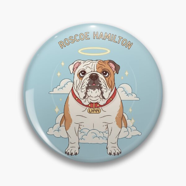 Item preview, Roscoe Lewis Hamilton LH44 F1 Bulldog RIP Memorial Art designed and sold by Studio F1Grid.