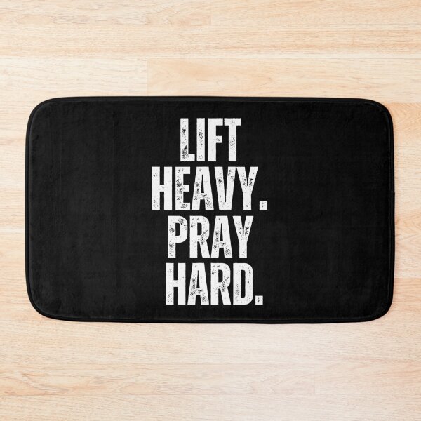 Item preview, Lift Heavy Pray Hard Christian Weight Lifter cool workout designed and sold by snowry.
