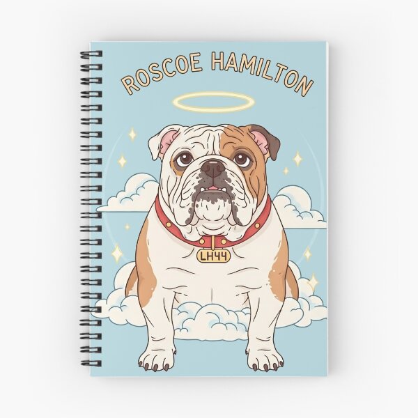 Item preview, Roscoe Lewis Hamilton LH44 F1 Bulldog RIP Memorial Art designed and sold by Studio F1Grid.