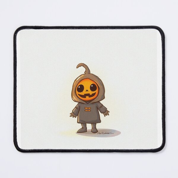 Item preview, Halloween Cute Pumpkin child character art illustration kawaii trick or treat designed and sold by Vintage Designs +.