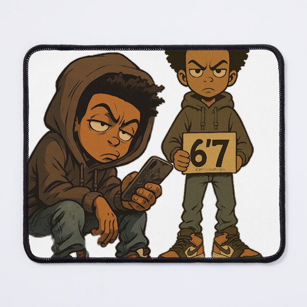 Item preview, 6'7 Series – Boondocks-Inspired Urban Resistance Art designed and sold by KriticalDesigns.