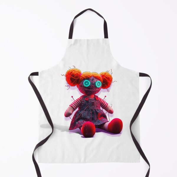 Item preview, Voodoo Doll Glitch Art – Creepy Cyberpunk Halloween designed and sold by trend-forge.