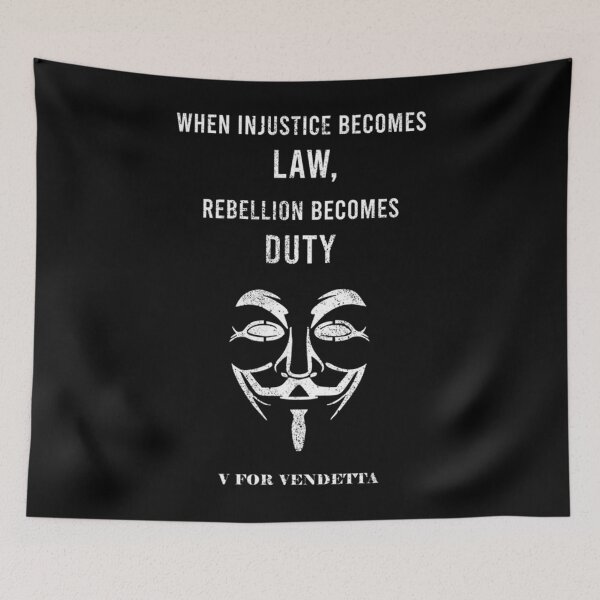 Item preview, V For Vendetta Quote  Classic 		 designed and sold by qiuhqswrck57.