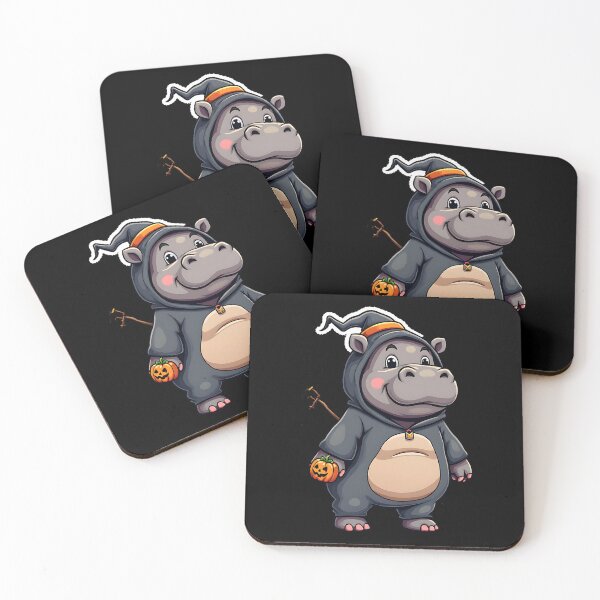 Item preview, Cute Hippo Halloween Devil Costume Funny Spooky Art designed and sold by ArtDesignTp.